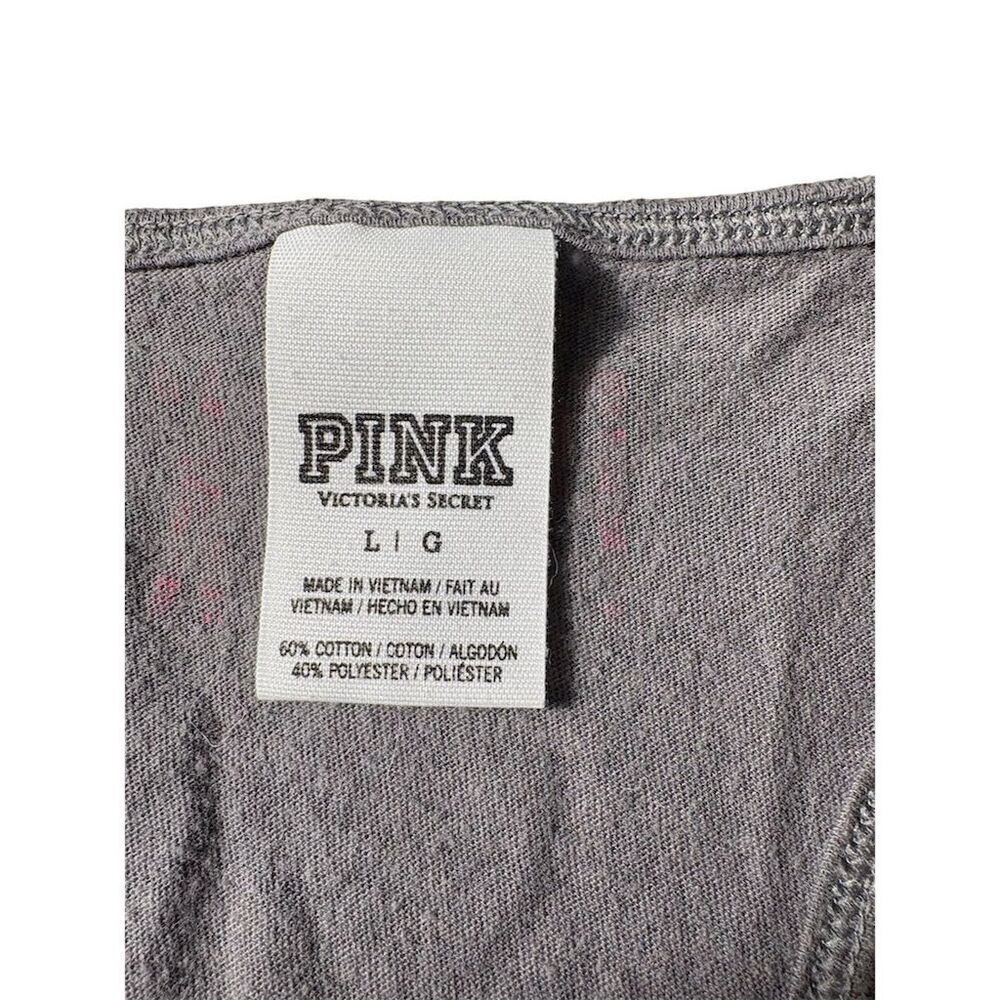 Victoria's Secret PINK Women's Gray Sequin Tank Top Size L - Picture 6 of 8